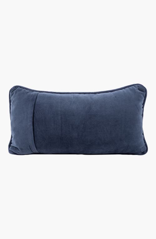 Furbish Reservations Needlepoint Pillow In Blue
