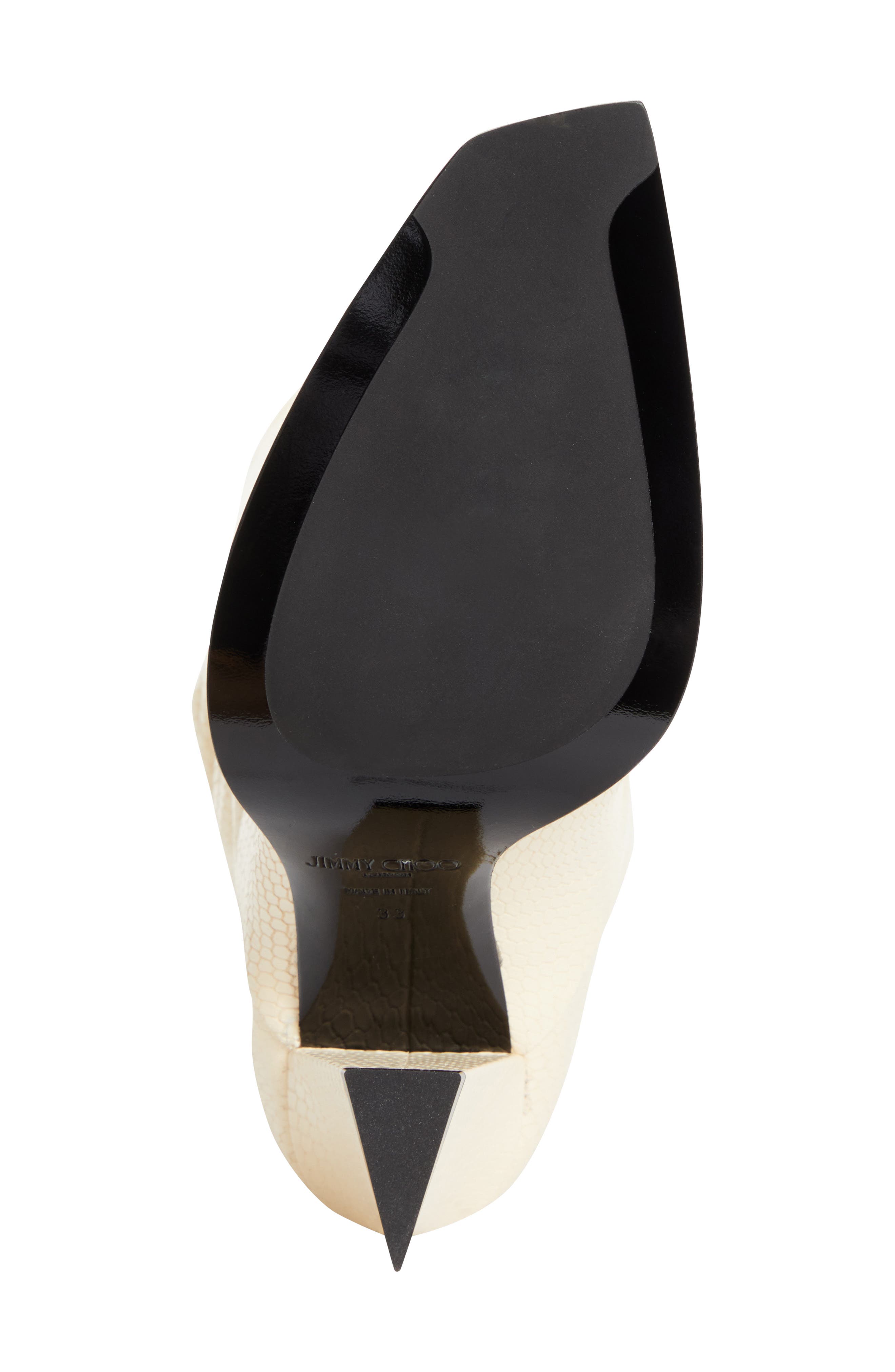 Jimmy Choo Hart Snakeskin Embossed Knee High Boot, Alternate, color, Buttermilk