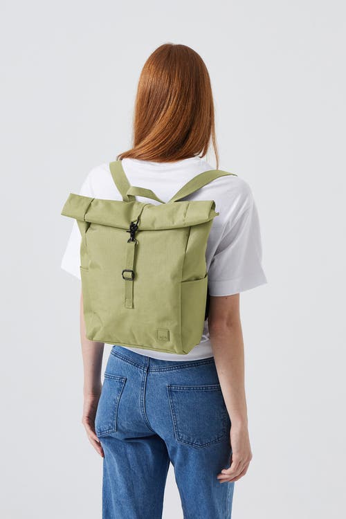 Lefrik Roll Mini Backpack In Green