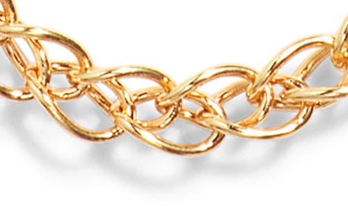 Argento Vivo Sterling Silver G Popcorn Chain Necklace In Gold