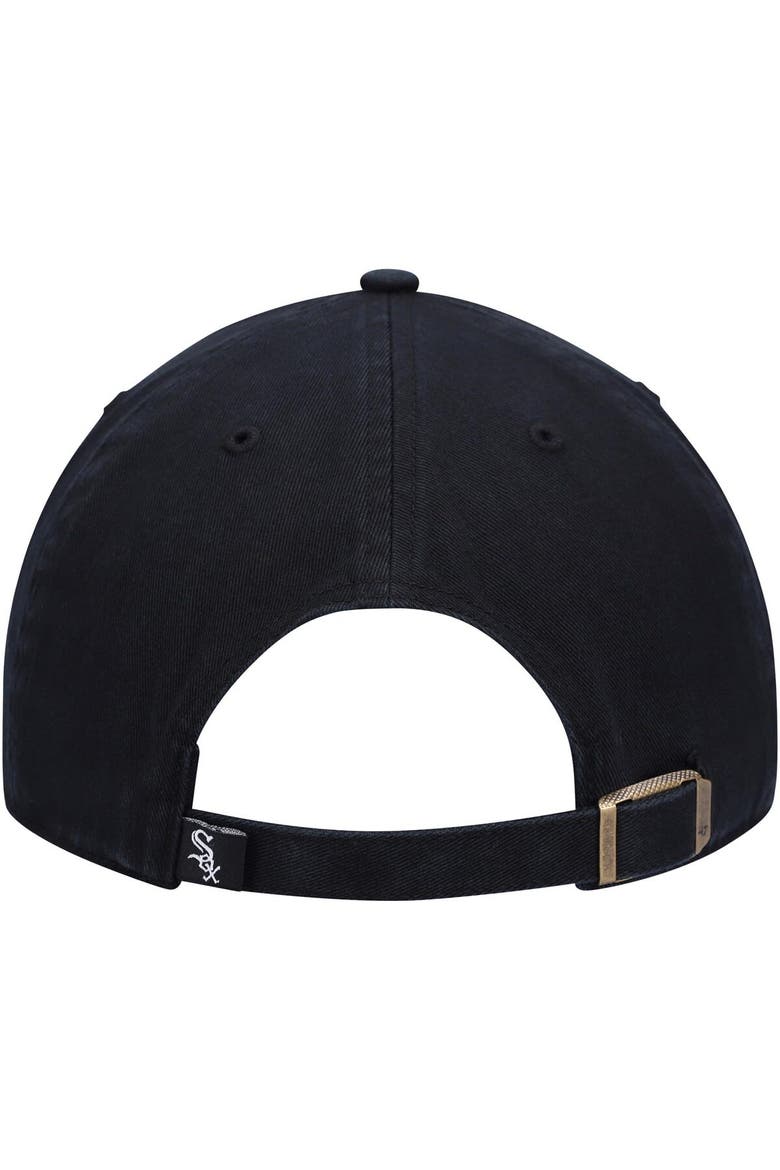 Men's '47 Black Chicago White Sox Clean Up Adjustable Hat, Alternate, color, Black