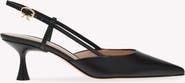 Gianvito Rossi Kitten Heel Slingback Pointed Toe Pump