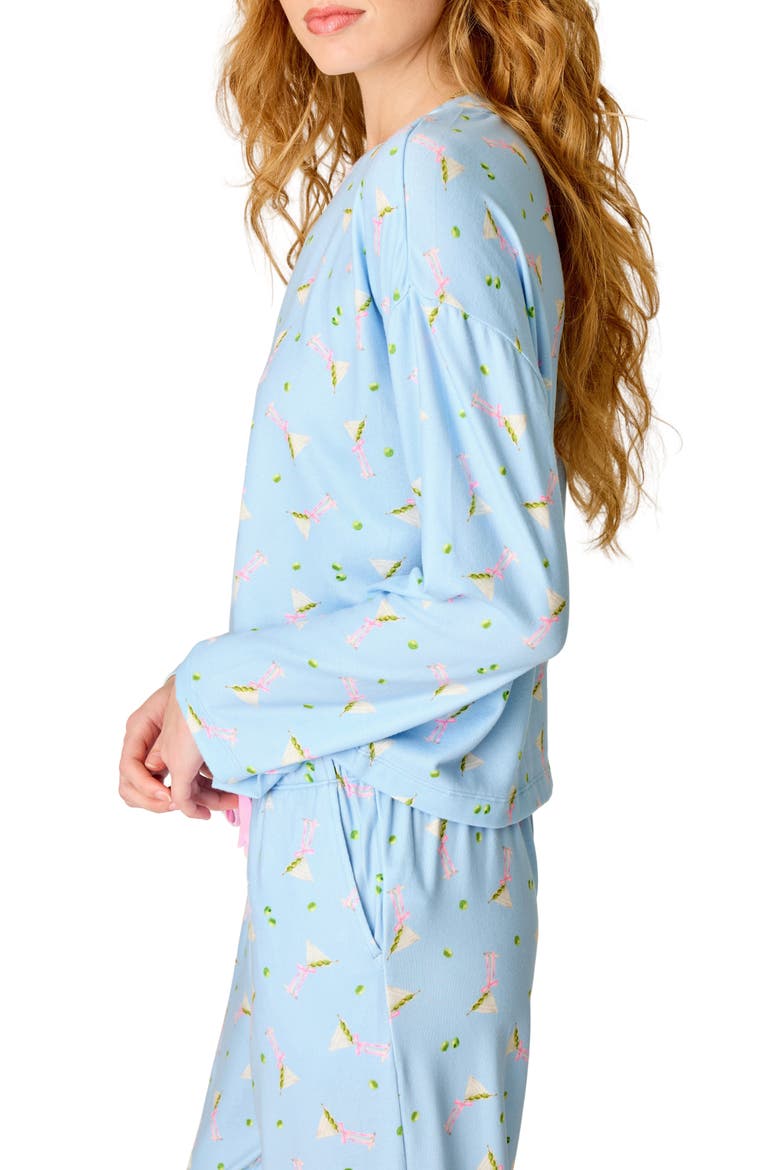 Olive You Pajamas, Alternate, color, BREEZE