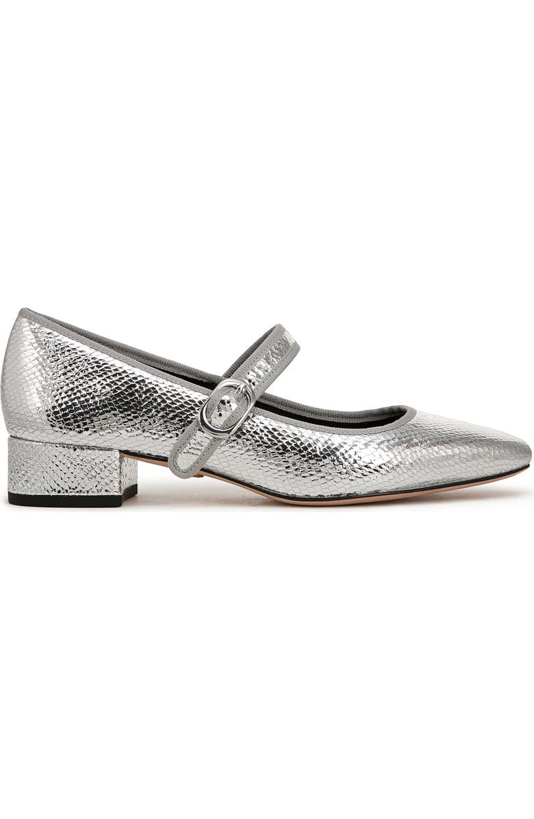 Veronica Beard Cade Mary Jane Pump, Alternate, color, Silver
