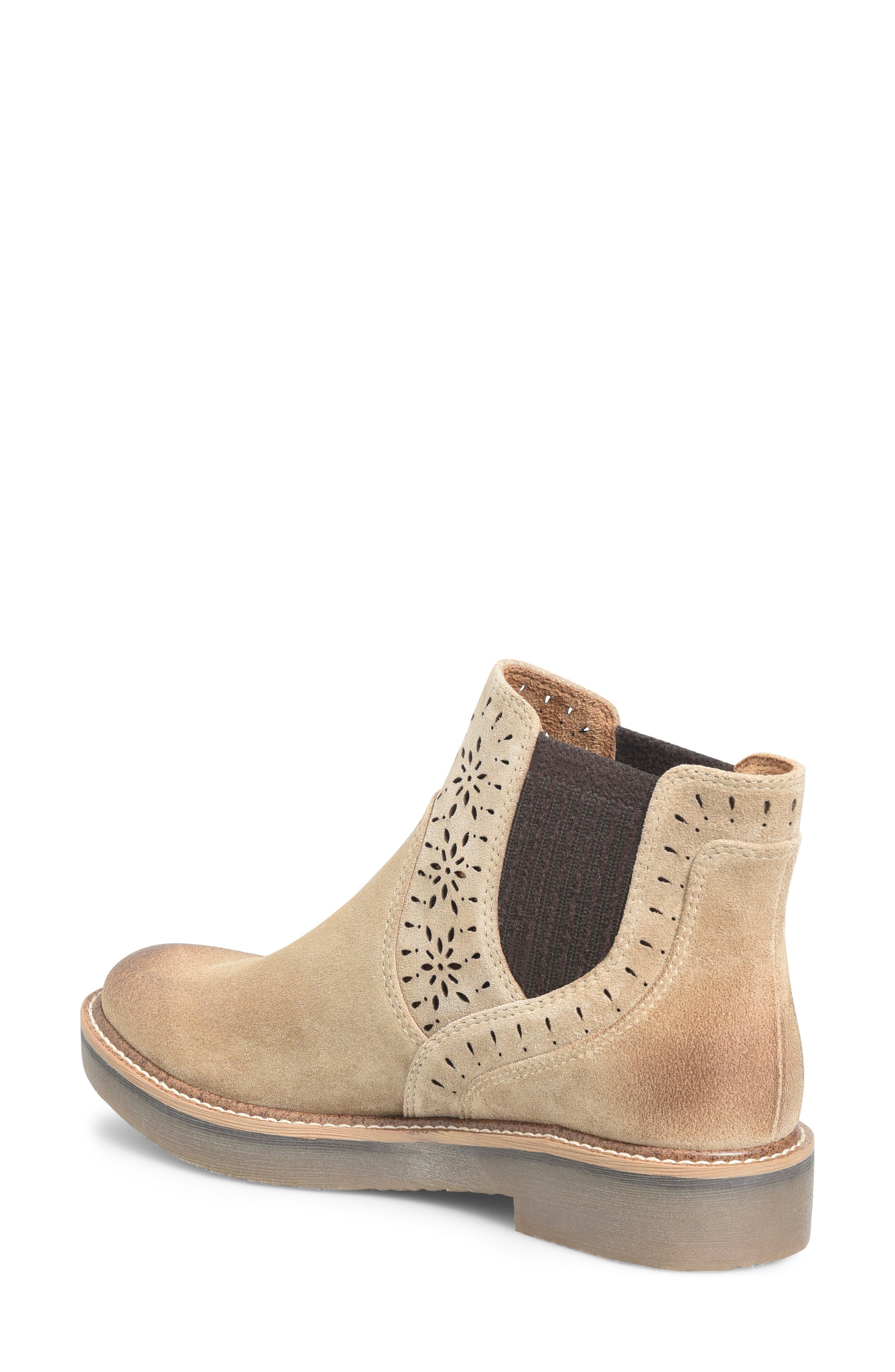 Comfortiva Raya Chelsea Bootie, Alternate, color, Tan Suede