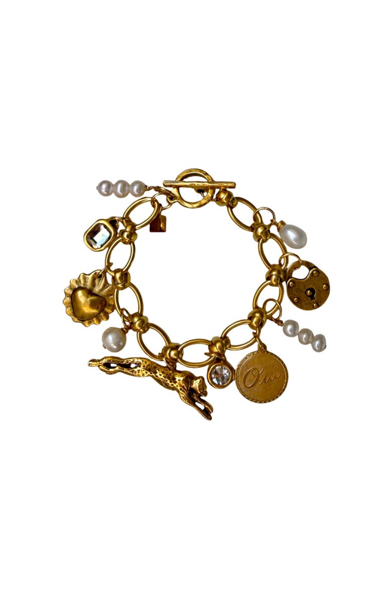 Lola Bracelet, Main, color, Gold