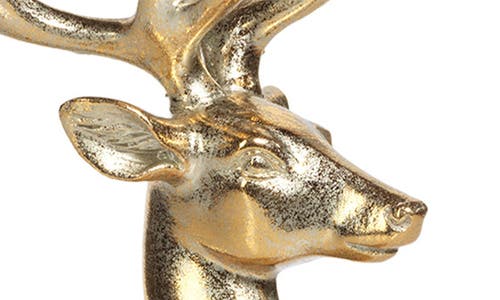 Zodax Clara Golden Deer Figurine In Gold