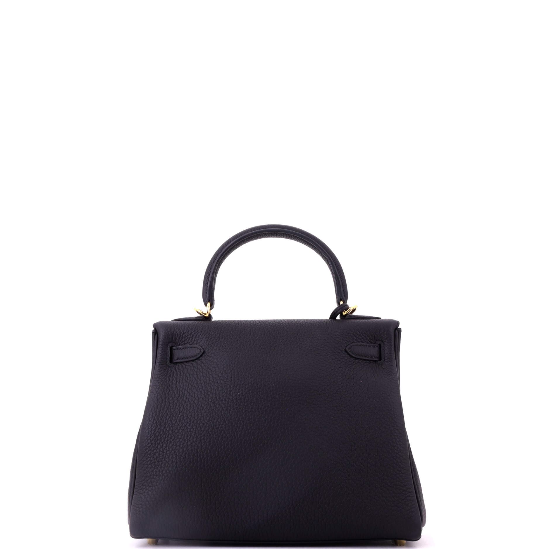 Kelly Handbag Black Togo with Gold Hardware 25, Alternate, color, Black