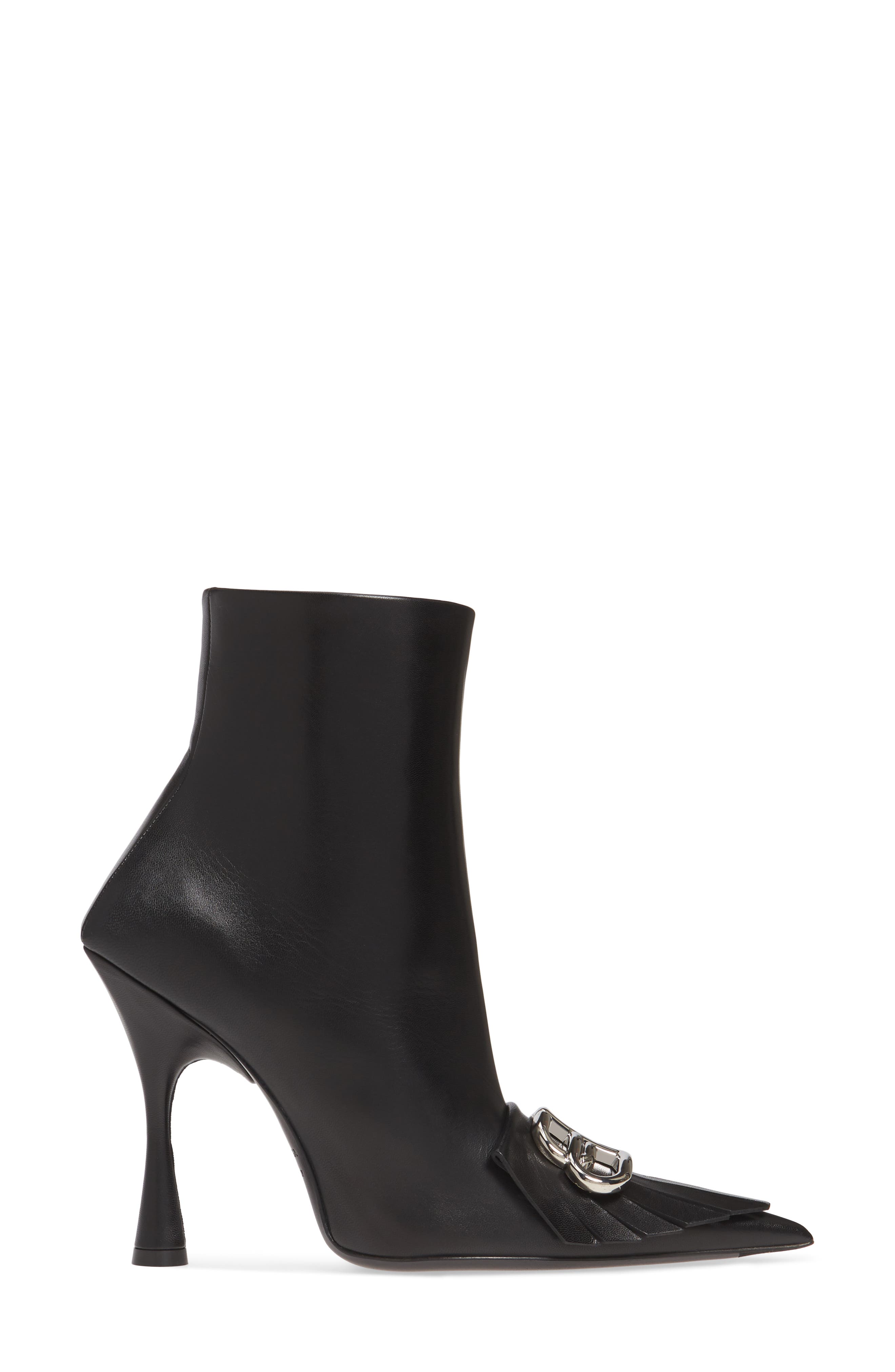 Balenciaga Fringe Knife Bootie, Alternate, color, 