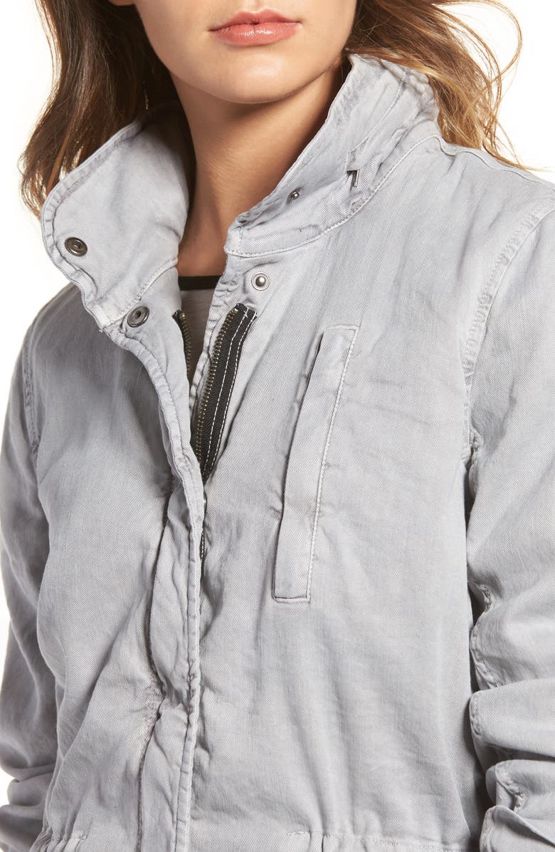 James Perse Stretch Twill Utility Jacket, Alternate, color,