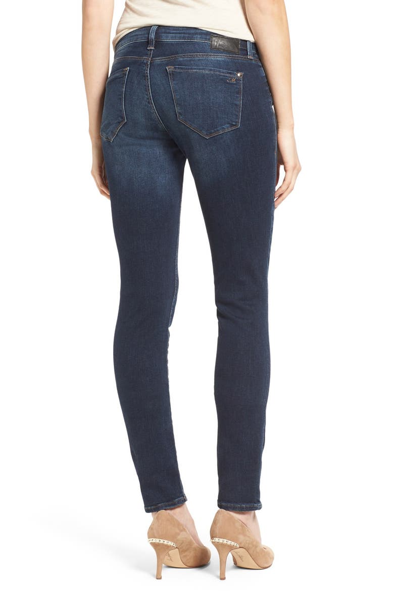 'Adriana' Stretch Skinny Jeans, Alternate, color, DARK SUPER