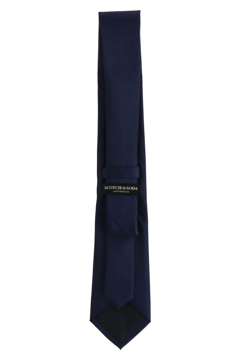 Solid Tie, Alternate, color, NAVY