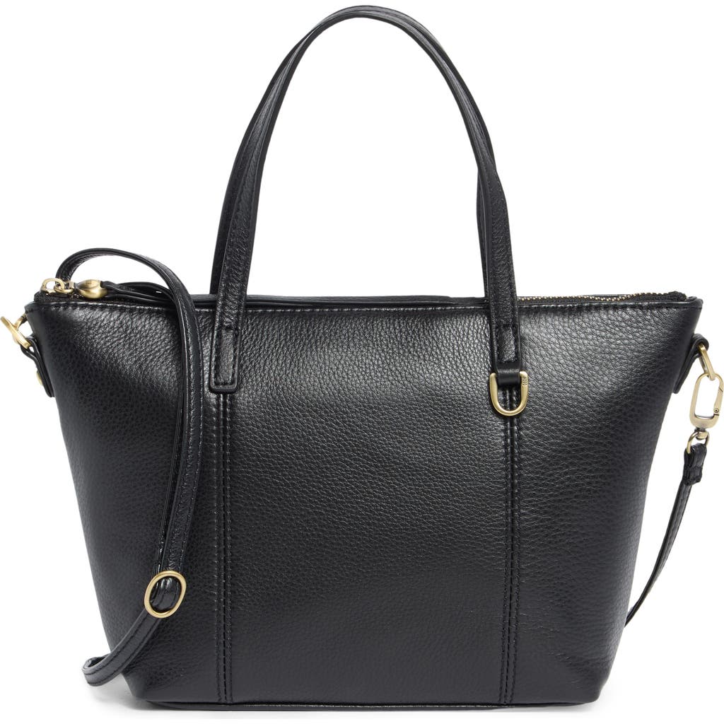 Hobo Kingston Mini Leather Satchel In Black