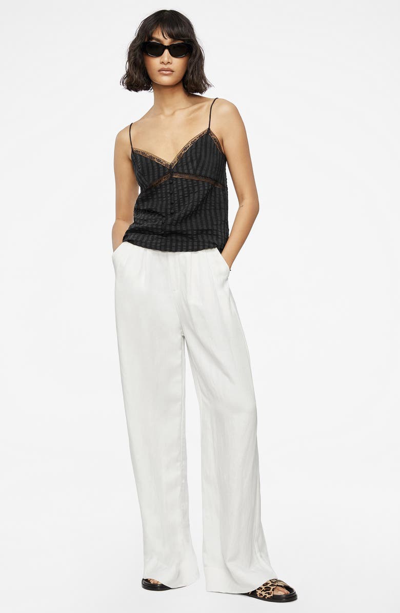 ANINE BING Nadine Silk Blend Camisole, Alternate, color, 