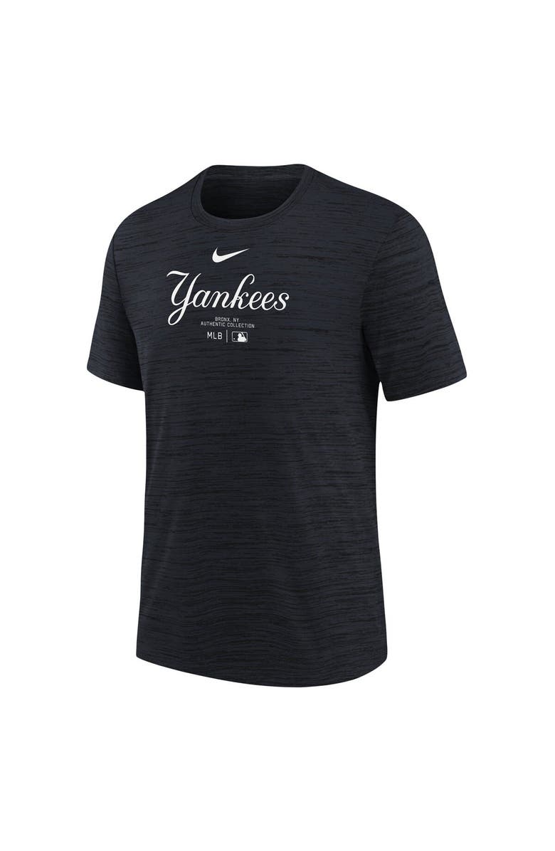 Nike Youth Nike Navy New York Yankees Authentic Collection Practice Performance T-Shirt, Alternate, color, 