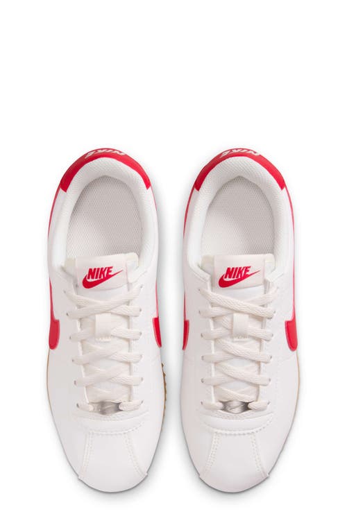 Nike Cortez Sneaker In Sail/gum Yellow/red