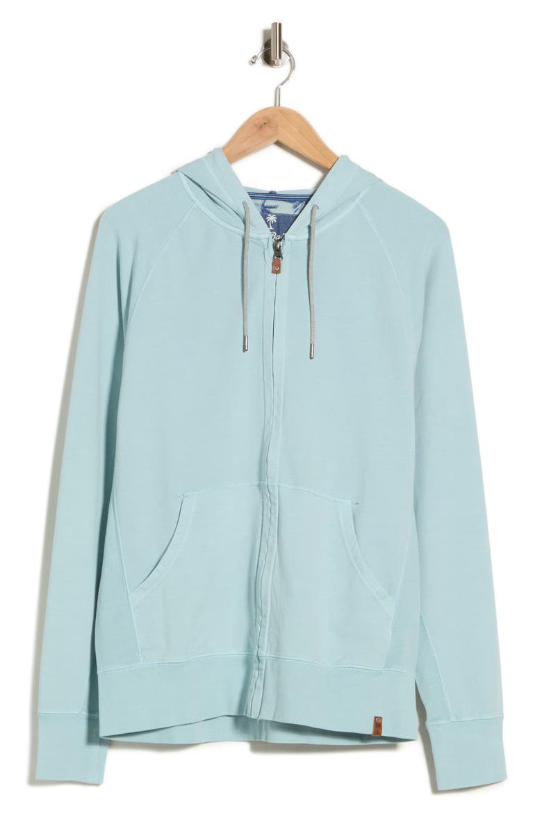 Ben & Terry Cotton Zip-Up Hoodie, Alternate, color, STERLING