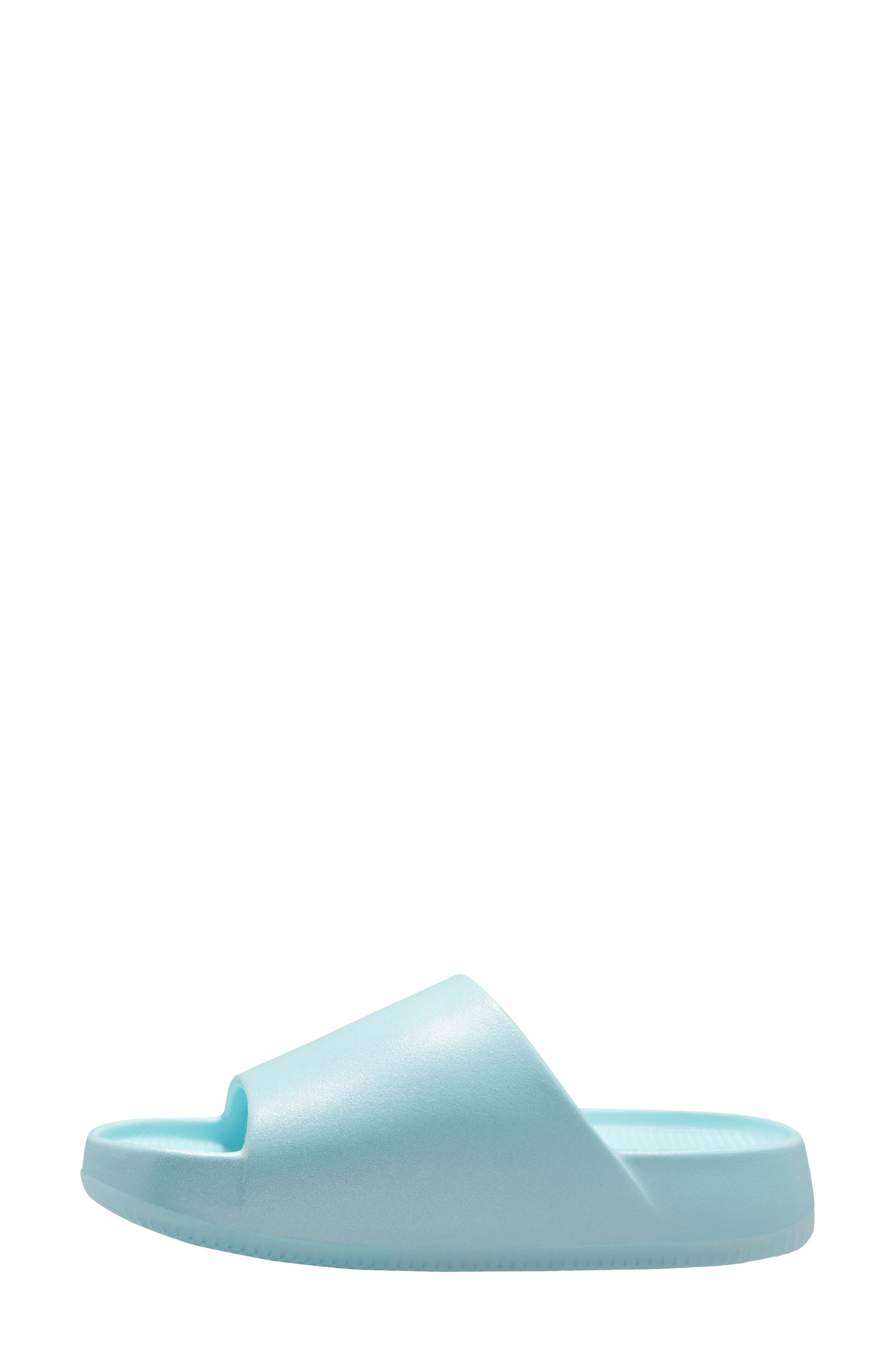 Calm Slide Sandal, Alternate, color, GLACIER BLUE/ GLACIER BLUE