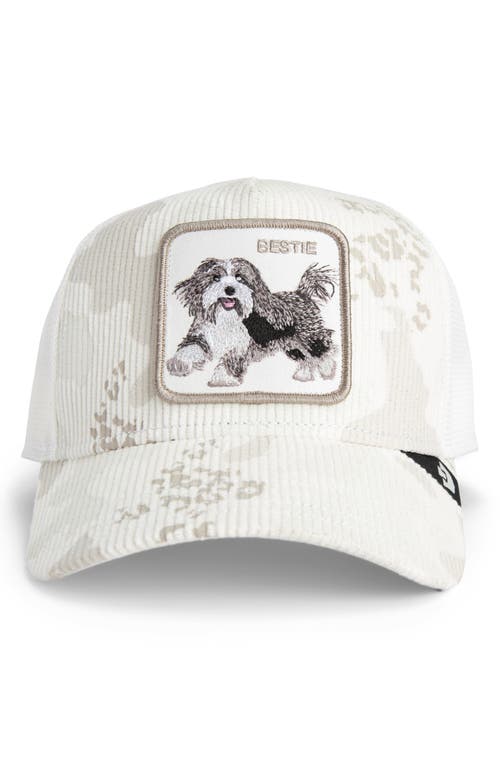 Goorin Bros . Bestie Camo Embroidered Patch Trucker Hat In Neutral