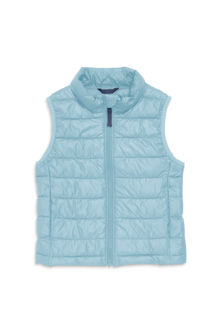 Kids Lightweight Puffer Vest, Main, color, Stream