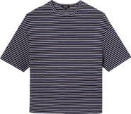 A.P.C. Bahia Texture Stripe Organic Cotton T-Shirt