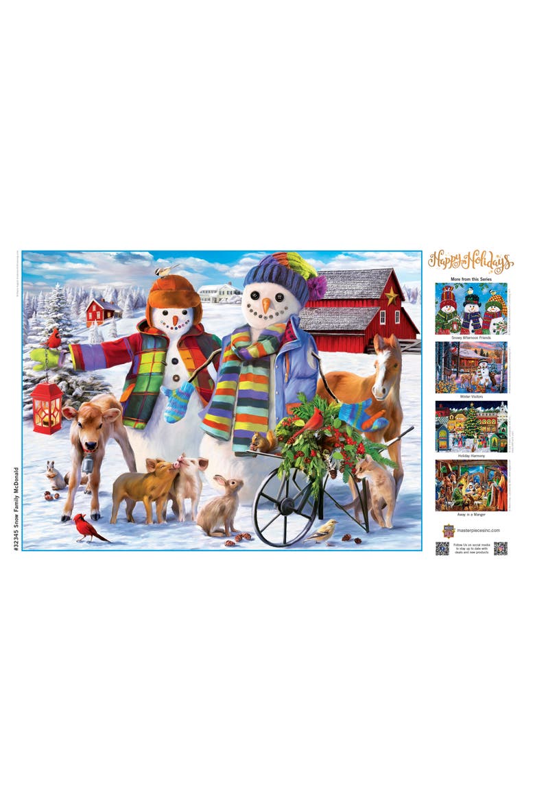 Snow Family McDonald 300pc Jigsaw Puzzle, Alternate, color, Multicolor