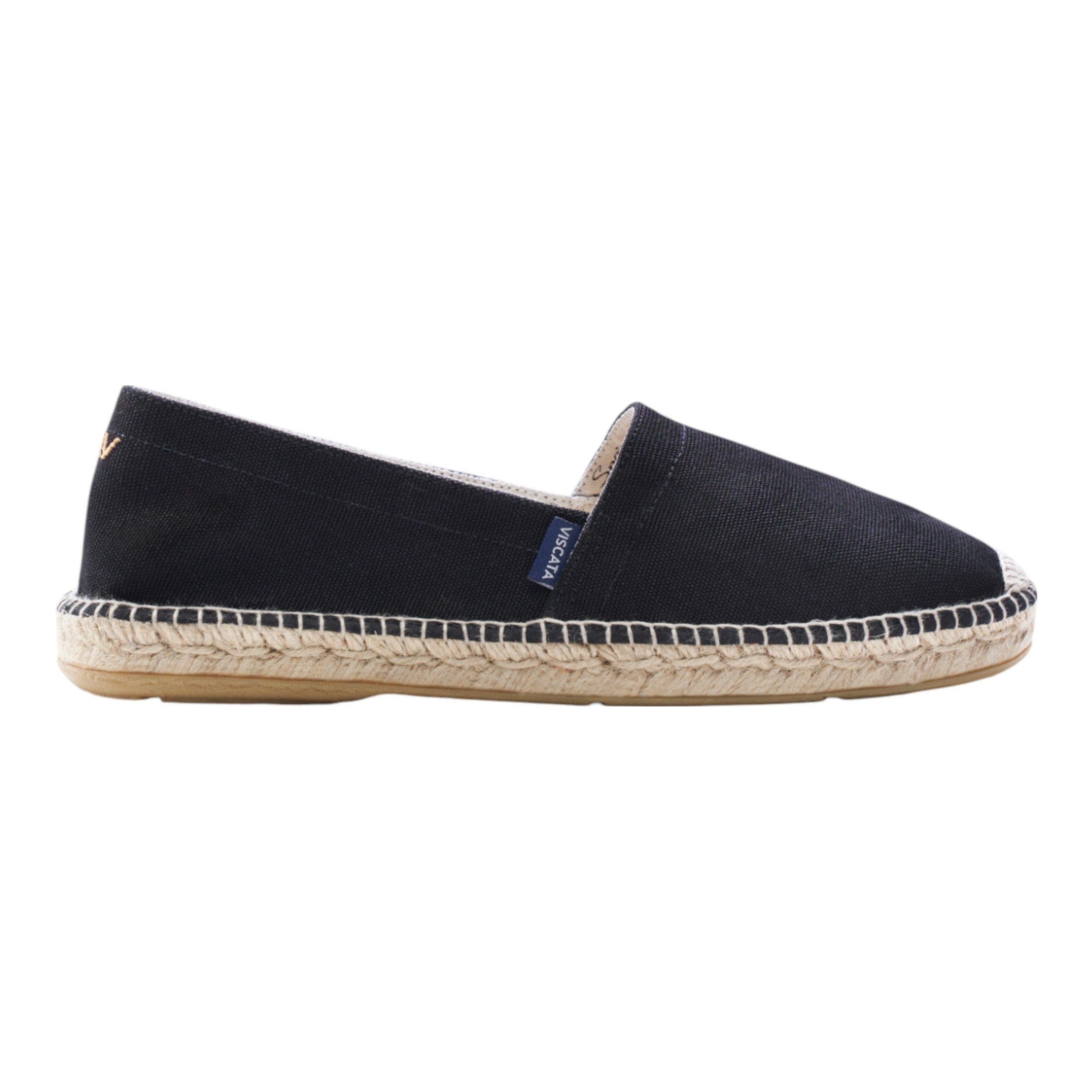 VISCATA Sitges Canvas Men's Espadrilles, Main, color, Black