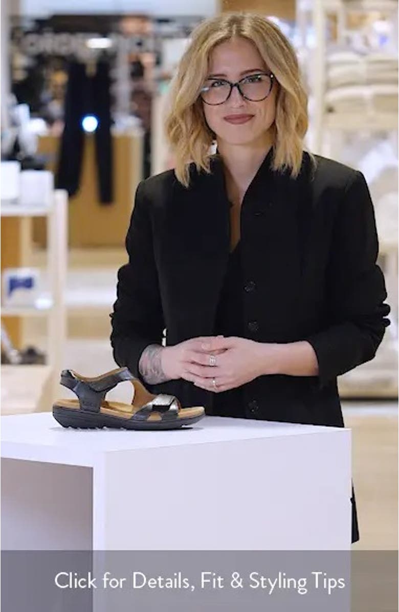 Serene Ankle Strap Sandal, sales video thumbnail
