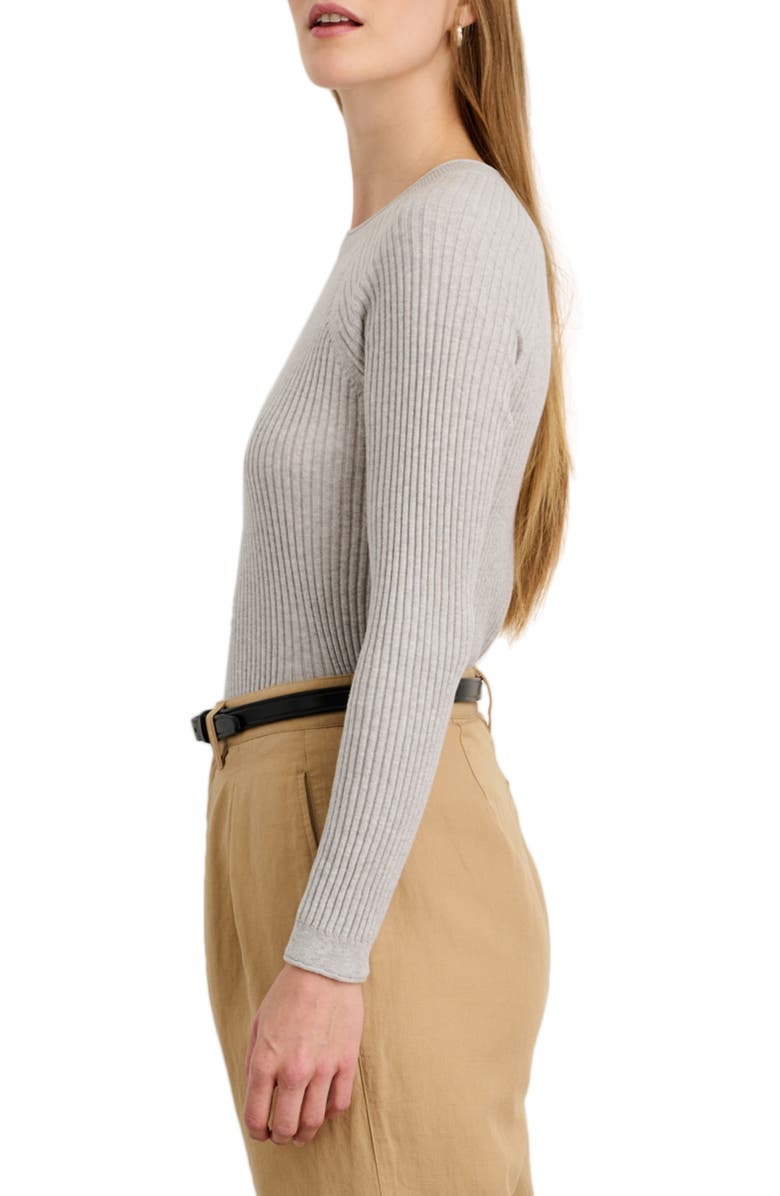 Alex Mill Josie Rib Cotton & Cashmere Sweater, Alternate, color,
