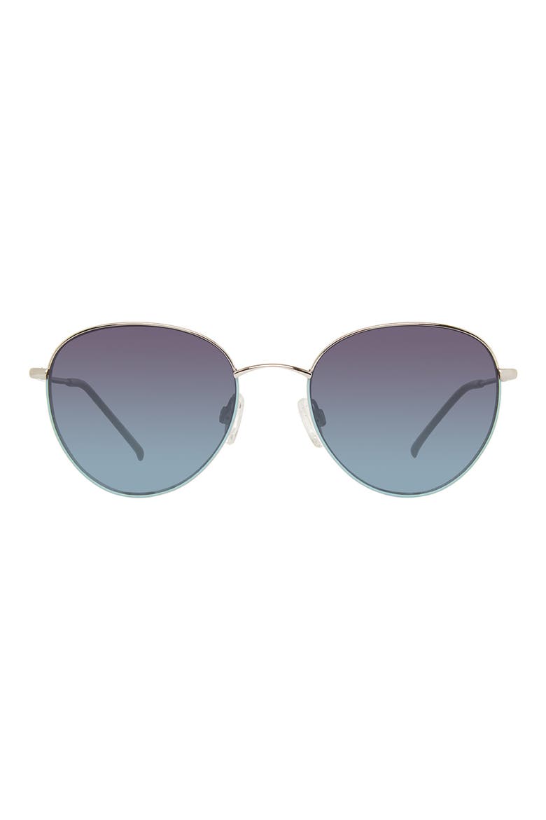 53mm Round Sunglasses, Main, color, GRAY/ GRAY-GREEN