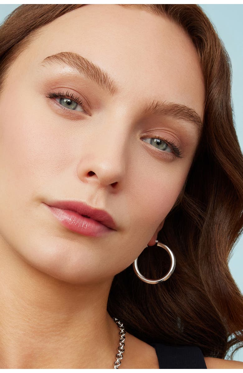 Oradina Sterling Silver Everyday Bold Hoops, Alternate, color, 