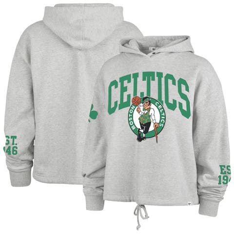 Women's '47 Gray Boston Celtics High Hopes Venice Hoodie