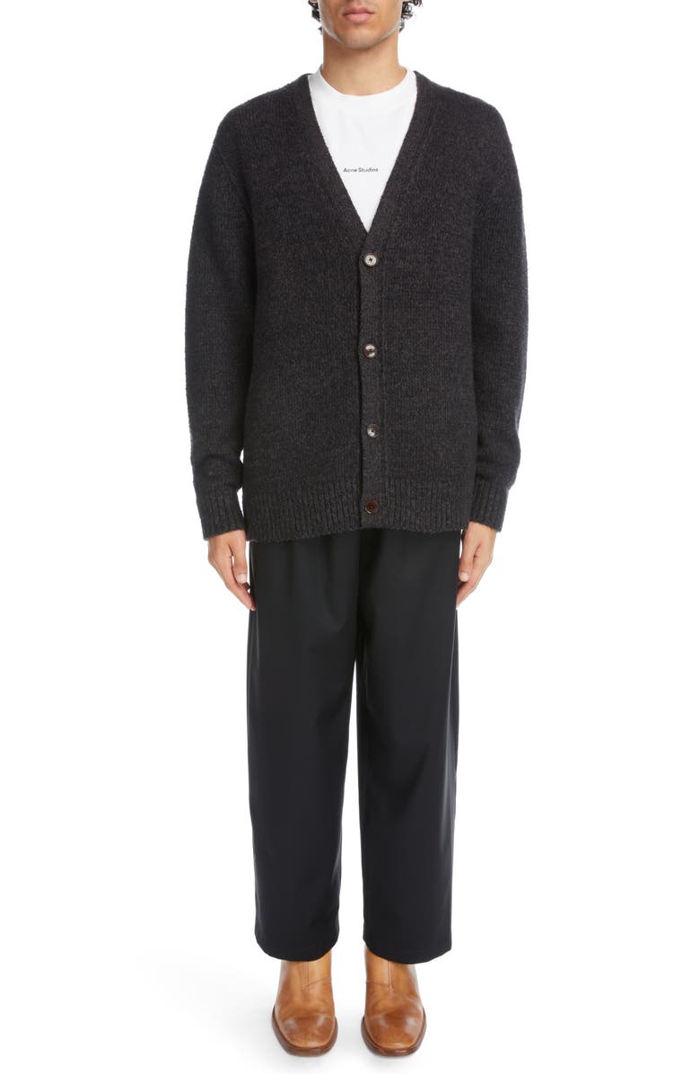 Acne Studios V-Neck Cardigan, Alternate, color,
