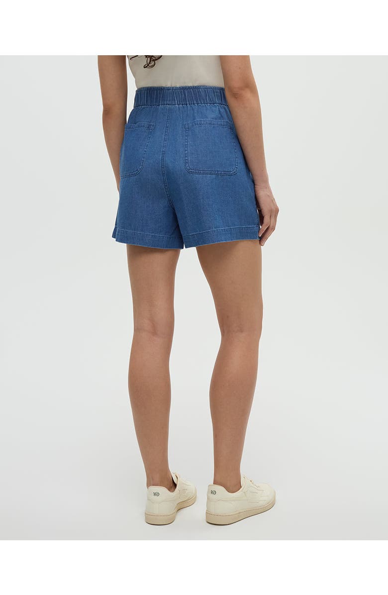 tentree Denim Cascades Short, Alternate, color, Mid Wash