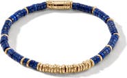 John Hardy Heishi Bracelet, Gemstones, Gold
