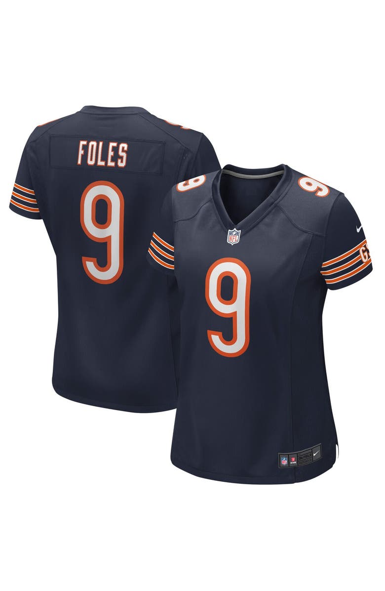 Nike Women's Nike Nick Foles Navy Chicago Bears Game Jersey, Main, color,