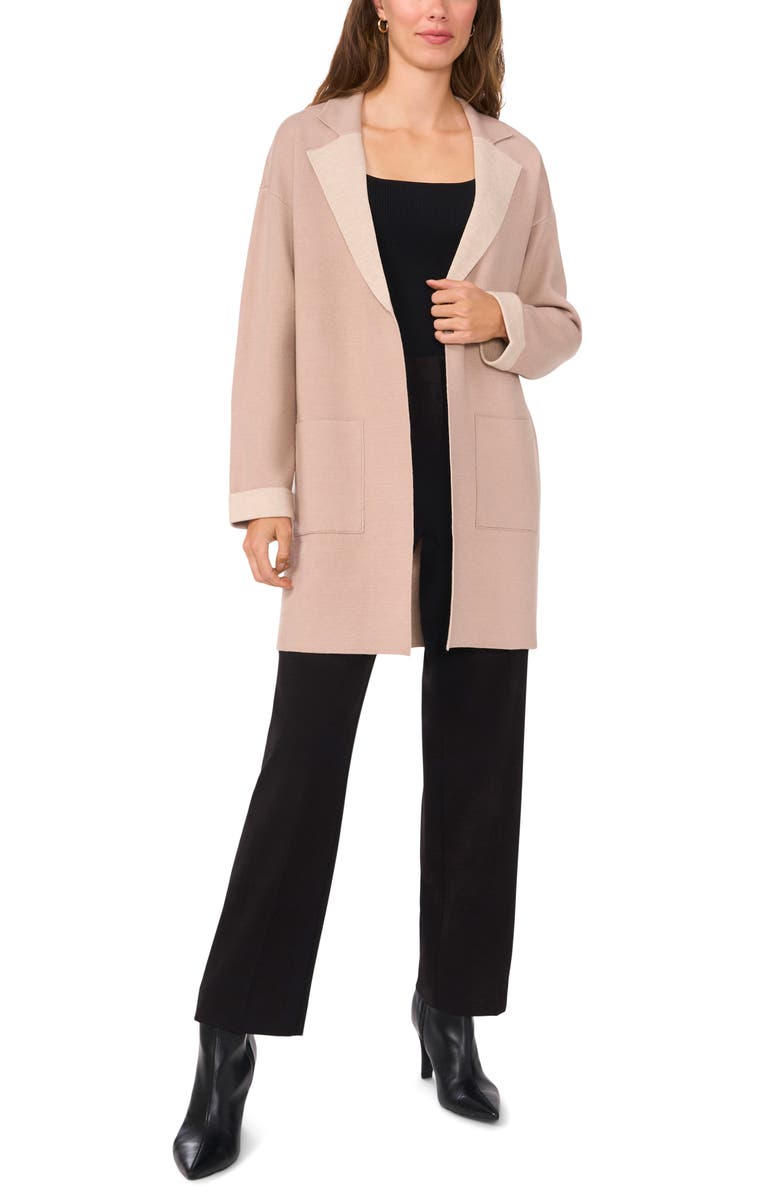 Halogen<sup>®</sup> Open Front Coat, Main, color, Simply Taupe
