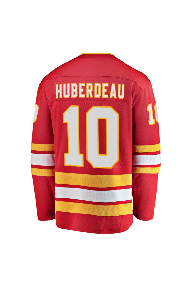 Men's Fanatics Branded Jonathan Huberdeau Red Calgary Flames Home Breakaway Player Jersey, Alternate, color, Red