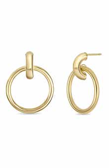 14K Gold Drop Earrings