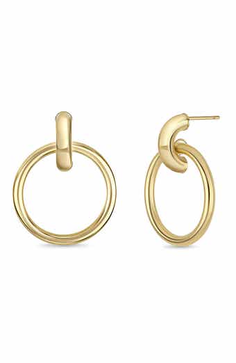 14K Gold Drop Earrings