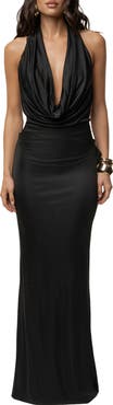 JLUXLABEL Lunara Cowl Maxi Dress