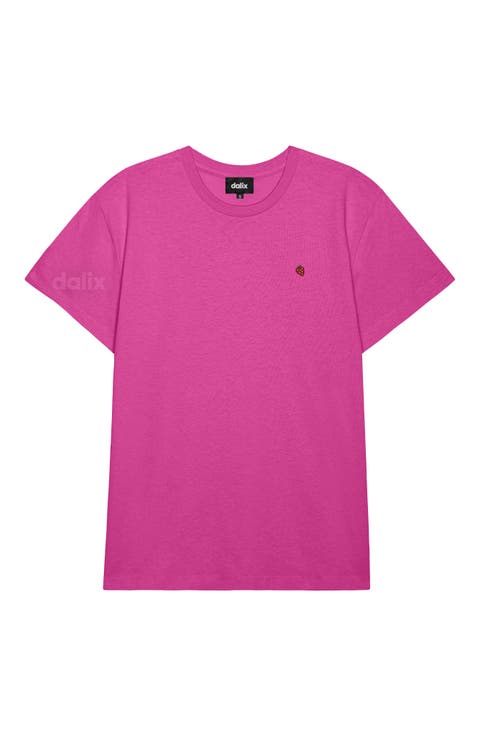 Womens Lil Strawberry Lightweight Everyday Tee