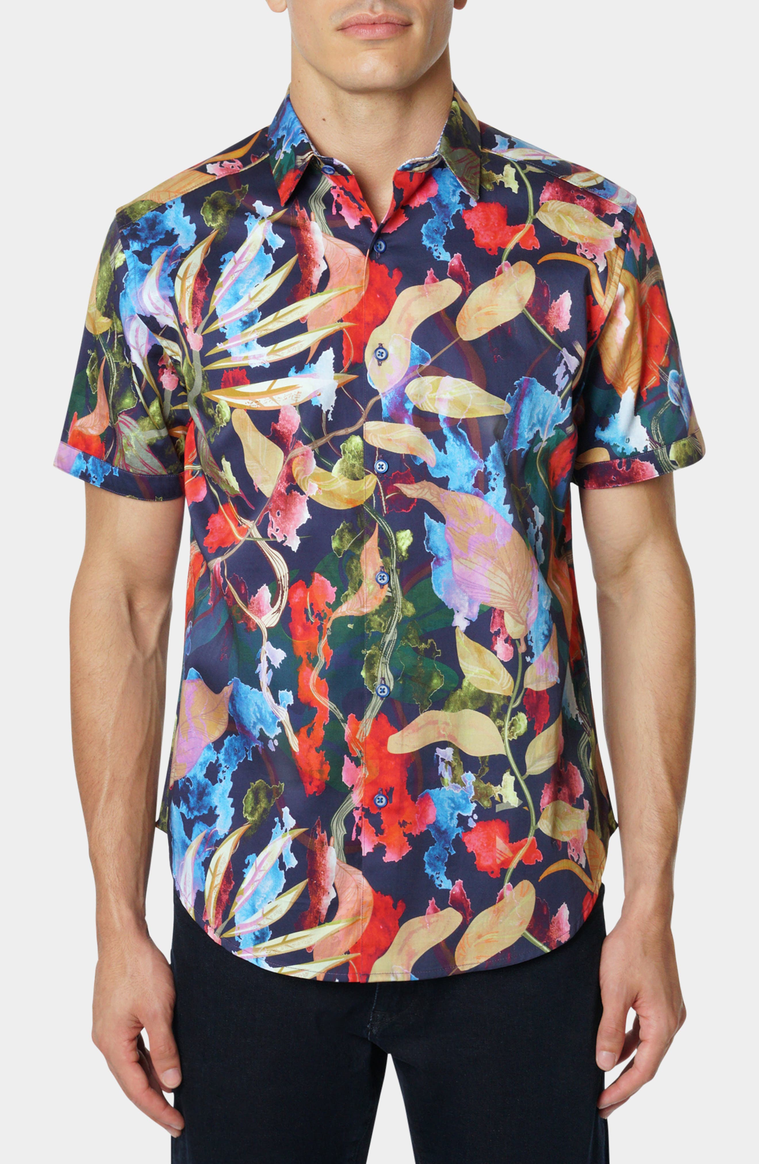 Robert Graham Meraz Short Sleeve Button-Up Shirt