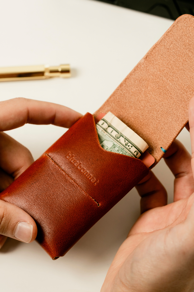 The Companion Origami Pocket Wallet, Alternate, color, English Tan
