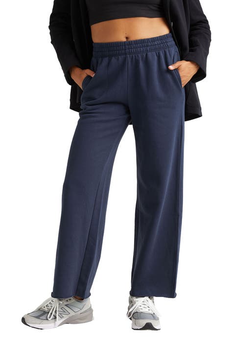 The Recycled Fleece Wide Leg Sweatpant