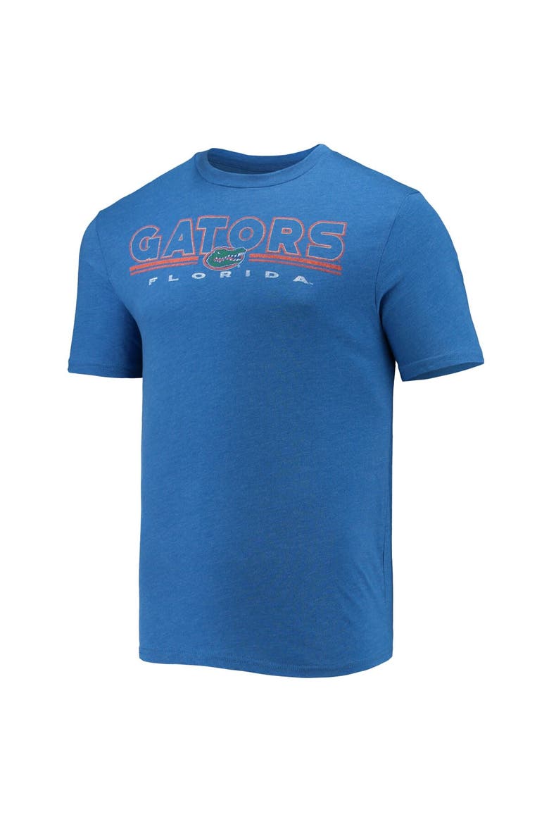 Men's Concepts Sport Heathered Charcoal/Royal Florida Gators Meter T-Shirt & Pants Sleep Set, Alternate, color, Heather Charcoal