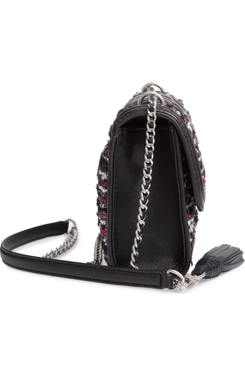 Tory Burch Small Fleming Tweed Convertible Shoulder Bag, Alternate, color,