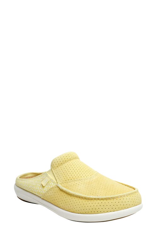 Revitalign Siesta Orthotic Clog Sneaker in Pale Banana 