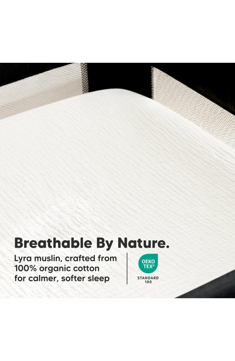 KeaBabies 2-Pack Lyra Muslin Mini Crib Sheets, Alternate, color, Soft White