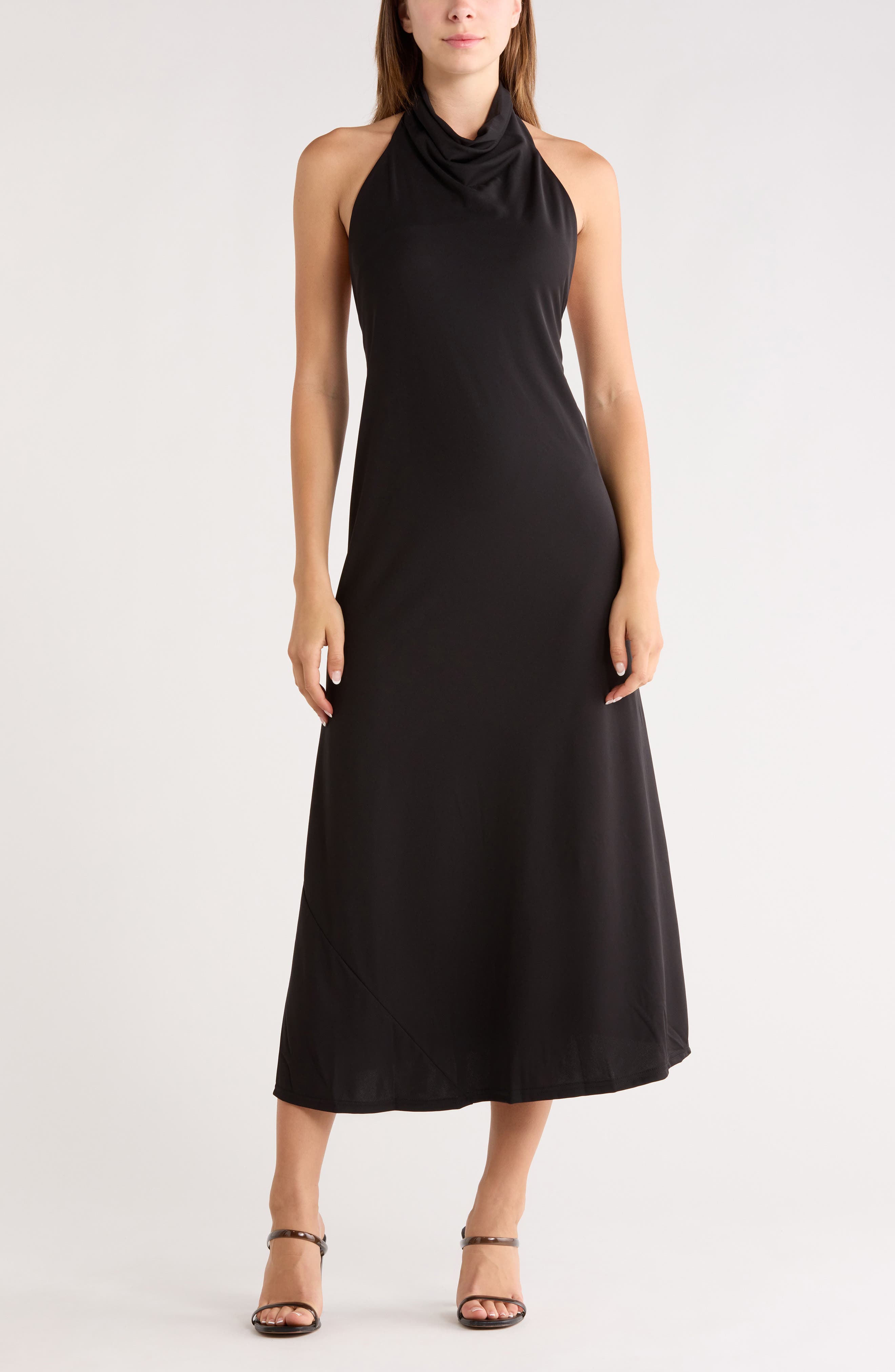 AREA STARS Jersey Halter Dress